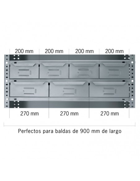 Cajón ángulo ranurado Jomasi