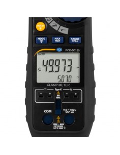 Pinza amperimétrica PCE-DC 50 2