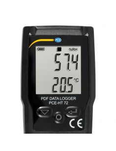 Termohigrómetro registrador USB PCE-HT 72 2