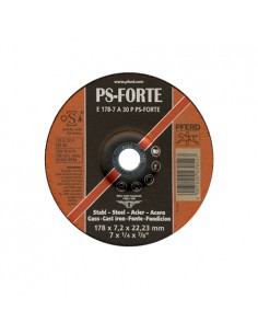 Disco desbaste acero PFERD E 178x7 A30 P PS-FORTE