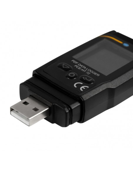 Termohigrómetro registrador USB PCE-HT 72