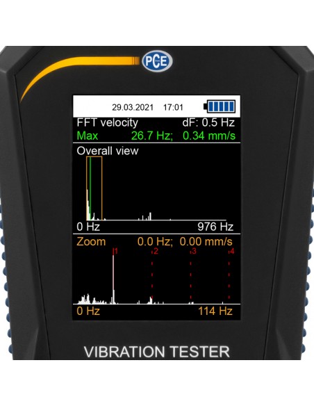 Vibrómetro PCE-VT 3900