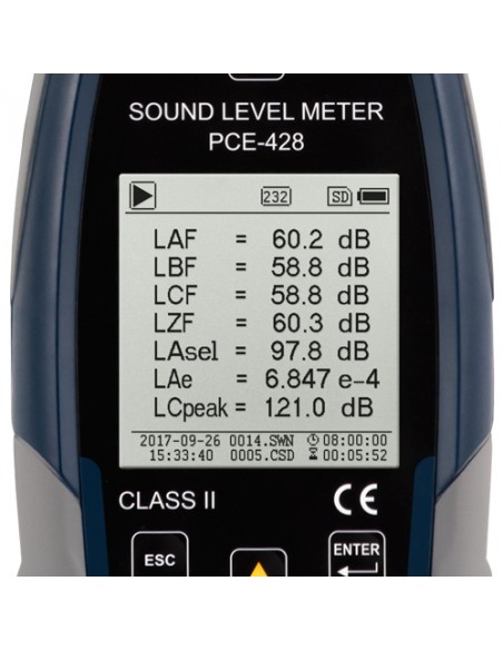 Sonómetro PCE-428