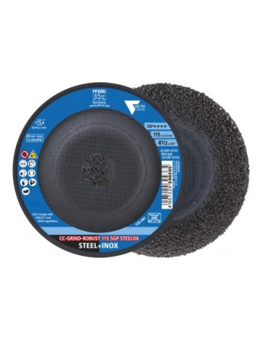 Disco de desbaste PFERD CC-GRIND-ROBUST 115x22,23mm