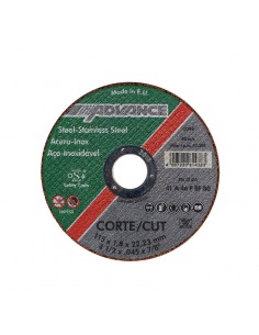 Disco corte acero-inox Advance 115x1,8