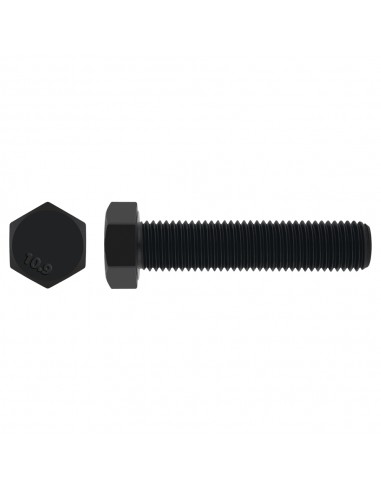 Tornillo DIN 933 10.9 pavonado