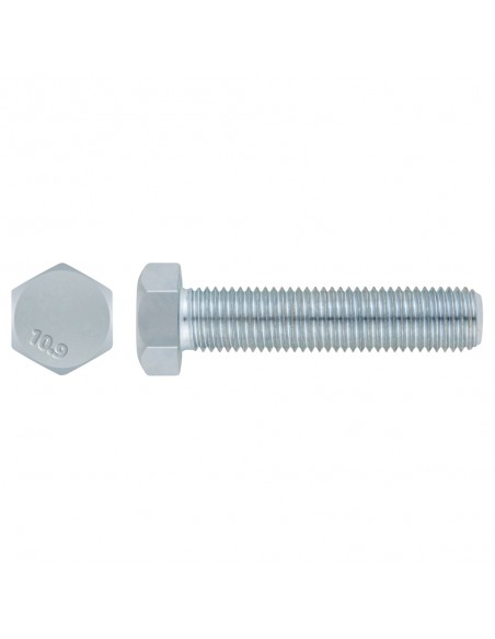 Tornillo DIN 933 10.9 cincado