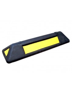 Tope parking caucho negro-amarillo 550x150x80mm