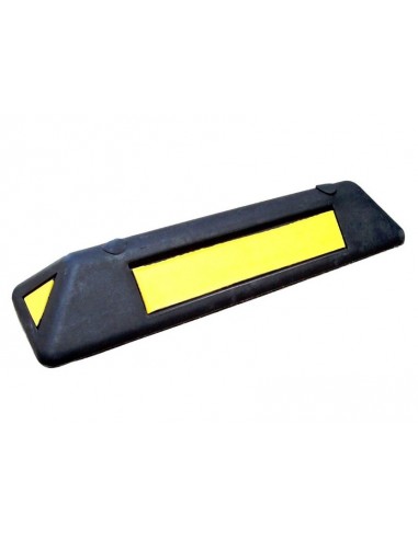 Tope parking caucho negro-amarillo 550x150x80mm