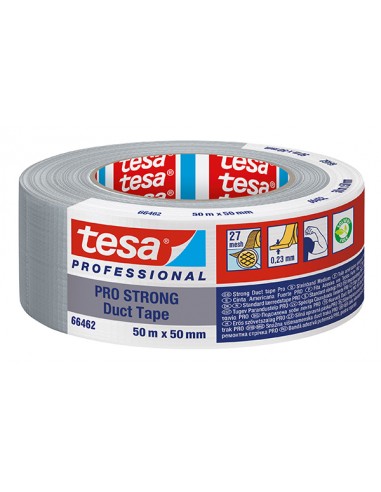 Cinta multiuso americana Tesa gris 50m x 50mm 66462