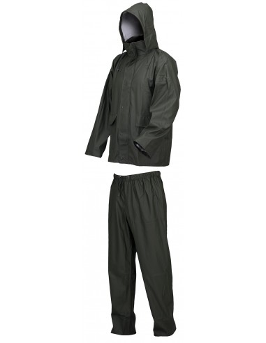 Traje de agua poliuretano-PVC verde T.L