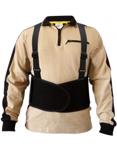 Faja lumbar con tirantes Delta Plus talla XL
