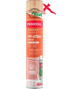 Espuma poliuretano fuego canula Penosil 750 ml PU-476