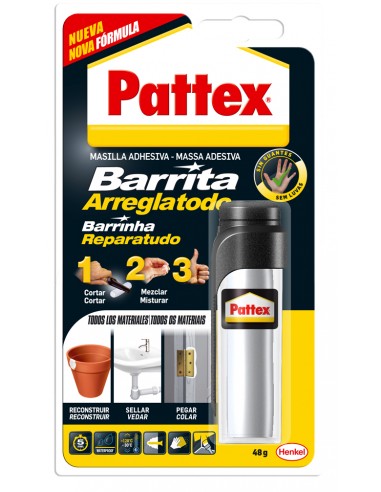 Barrita arreglatodo masilla pegamento extra-fuerte Pattex