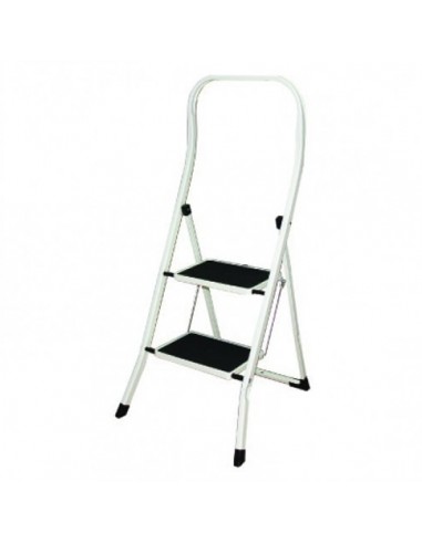 Escalera mini dos peldaños c/barandilla alta