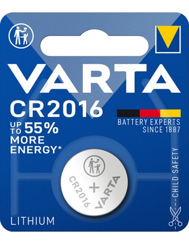 Pila botón BL1 CR2016 litio Varta