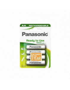 Pilas recargables AA LR06 BL4 Panasonic