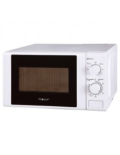 Microondas 700W blanco con pulsador 20L Nevir
