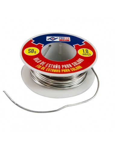 Carrete estaño hilo de soldar 1mm 50g Profer
