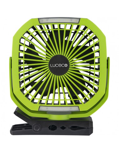 Foco con ventilador de trabajo recar. con pinza 3W