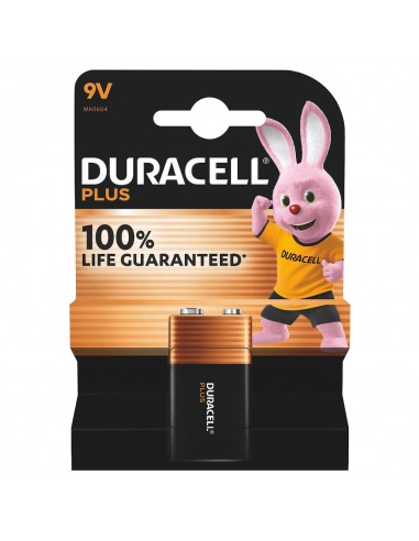 Pila Duracell Plus Alcalina 9V 6LR61