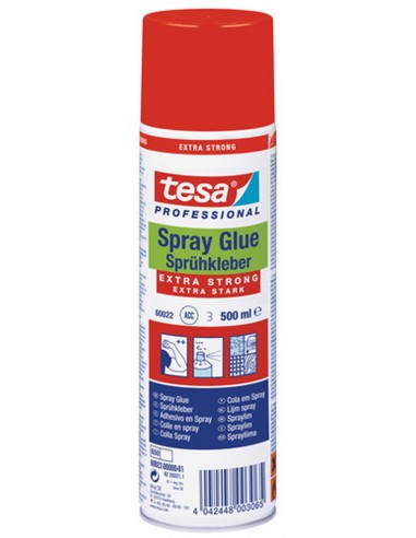 Spray adhesivo extra fuerte 500ml 60022 Tesa