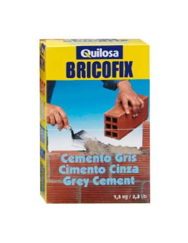 Cemento gris Quilosa Bricofix 1,5kg