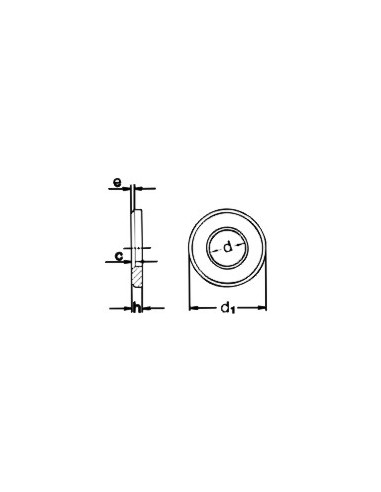 Arandela DIN 6916 EN 14399-6