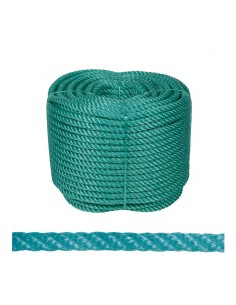 Cuerda cableada polietileno verde