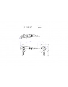 Amoladora 230mm 2.400W Metabo WE 24-230 MVT 2