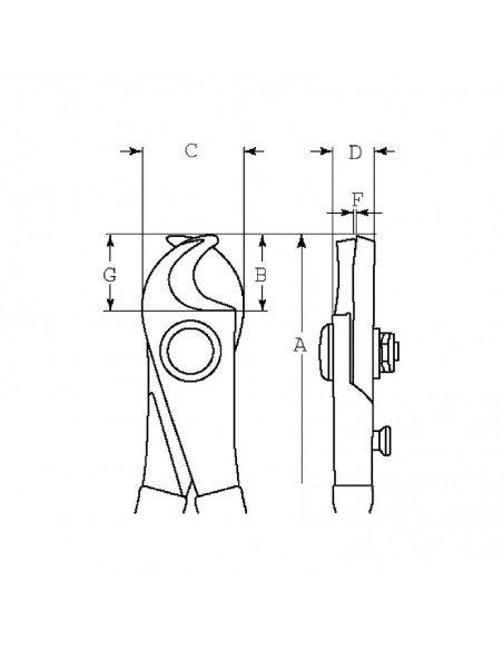 Cortacables Bahco 2800 N