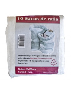 Saco rafia 60x100cm (10 uds.)