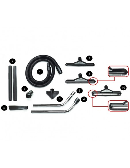 Aspirador profesional Gisowatt PC 50 inox