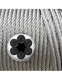 Cable acero galvanizado 6x37+1