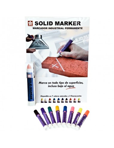 Marcador permanente Solid Marker