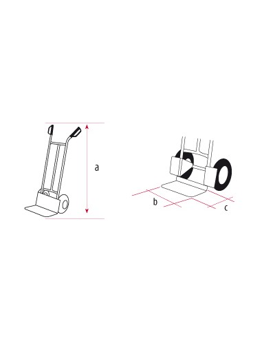 Carretilla para cajas de bebidas Maxima 10804