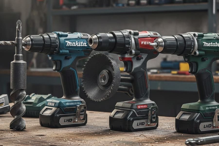 Mejor taladro a batería profesional: comparativa real por par, RPM y autonomía